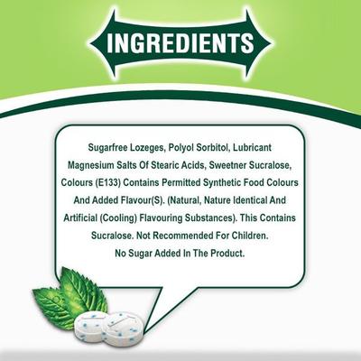 Doublemint Mints - Spearmint (Pack of 15 x 4.8 gm) - Nutritional Bars