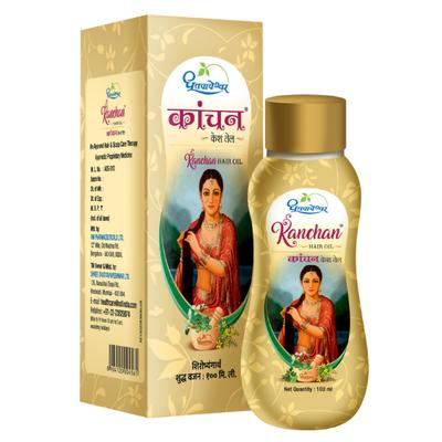 Shree Dhootapapeshwar Kanchan Hair Oil 100 ml - Speciality Medicines