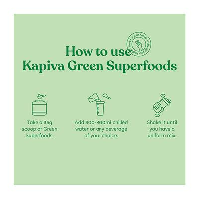 Kapiva Green Superfoods Powder - Unflavoured 1 kg - Health Products