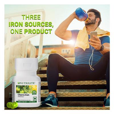 NUTRILITE CHERRY IRON TABLET 90'S - Calcium And Minerals