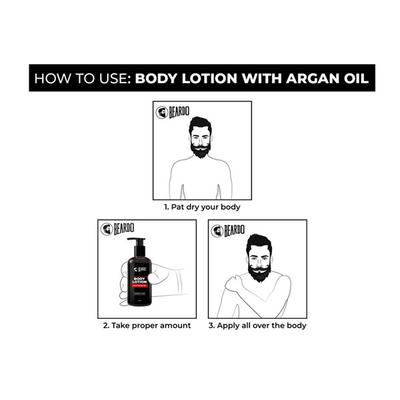 Beardo Body Lotion - Argan Oil 300 ml - Lotions & Creams