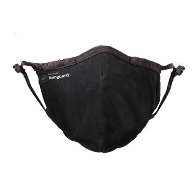 Livinguard Face Mask Street Without Valve (L) - Black (Pack of 1) - Face Mask