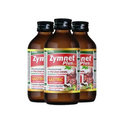 Aimil Zymnet Plus Syrup (Pack of 3 x 200 ml) - Digestive Care