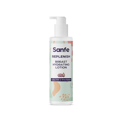 Sanfe Replenish Breast Hydrating Lotion - Lotus Milk & Shea Butter 100 ml - Breast Care Creams