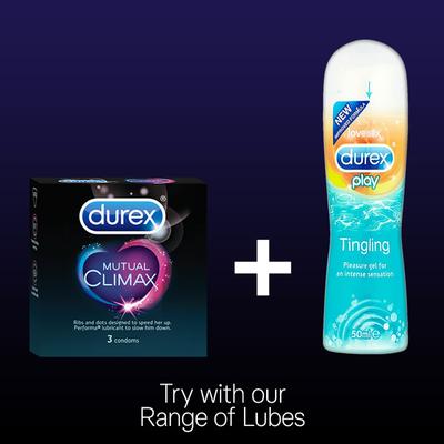 Durex Condoms - Mutual Climax 3's - Plain/Flavoured Condoms