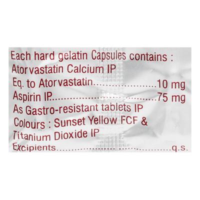 OPTOR ASP 75mg Capsule 15's - High Cholesterol-Dys