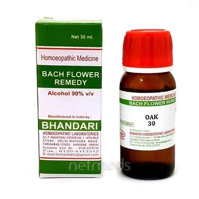 Bhandari Bach Flower Oak 30 Liquid 30 ml - Bach Flower