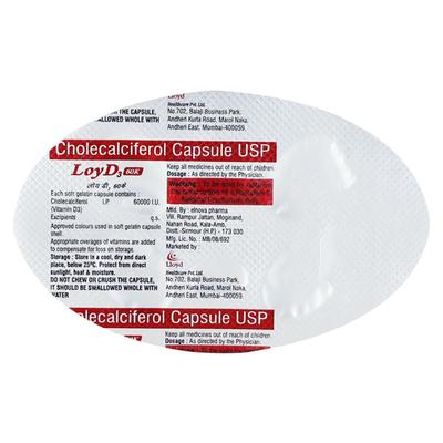 LOY D3 60K Capsule 4'S - Supplements-Vit