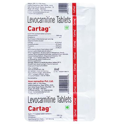 CARTAG Tablet 10's - Supplements-Sup