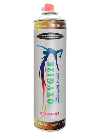 Oxygize Oxygen can Citrus Flavor 10 ltr - Oxygen Cylinder