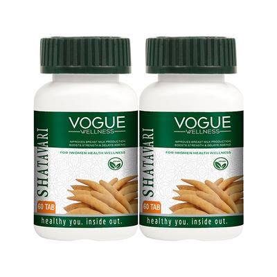 Vogue Wellness Women's Shatavari Tablet (Pack of 2 x 60's) - Speciality Medicines