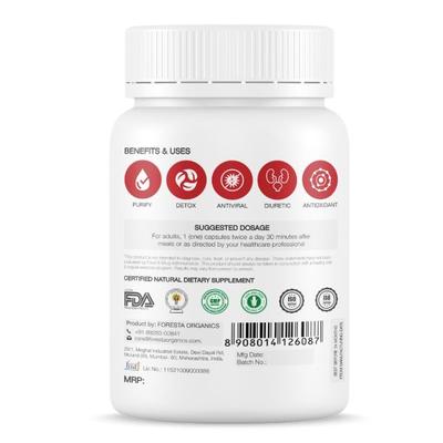 Foresta Organics Blood Detox Vegan Capsule 60's - Speciality Medicines