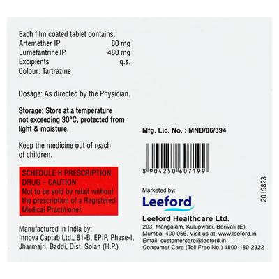 LUMIFEN Tablet 6's - Malarial