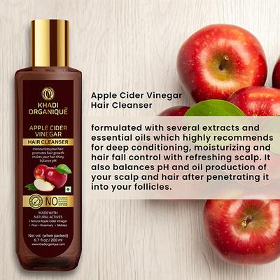 Khadi Organique Hair Cleanser - Apple Cider Vinegar 200 ml - Personal Care (Ayush)