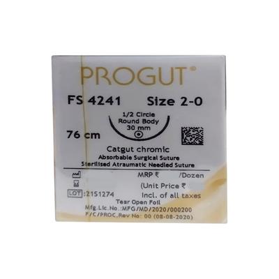 Dolphin Progut Catgut Chromic Suture (FS 4241) (2-0) (76 cm) 1's - Sutures