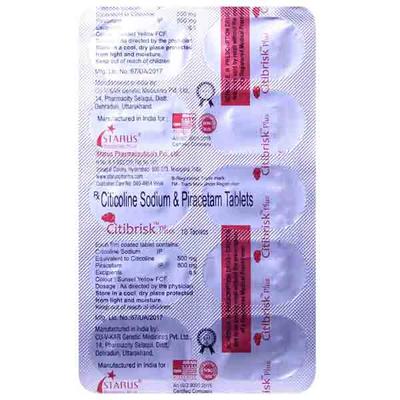 CITIBRISK PLUS Tablet 10's - Nootropics And Neurotrophics