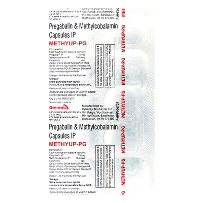 METHYUP PG Capsule 10's - Neuropathic Pain-Dru