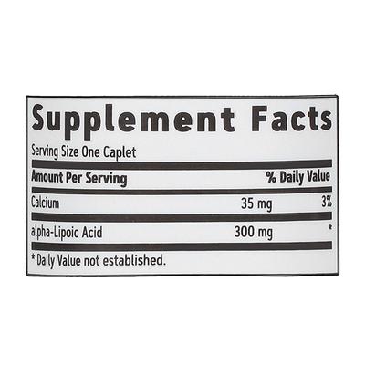 GNC Alpha Lipoic Acid 300 mg Caplets 60's - Amino Acids