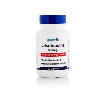 HealthVit L-Isoleucine 500 mg Capsule 60's - Amino Acids