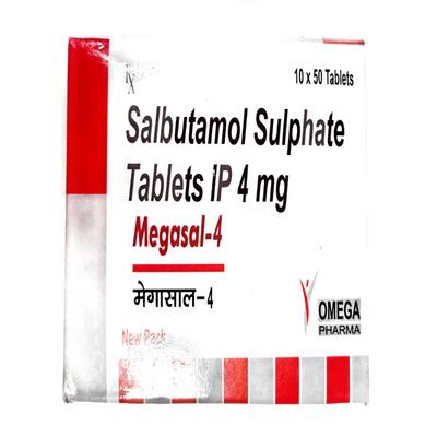MEGASAL 4 Tablet 10's - Asthma/COPD-Ast