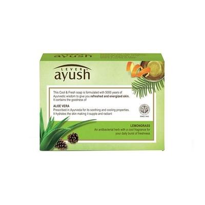 Lever Ayush Cool & Fresh Aloe Vera Soap 100 gm - Soaps