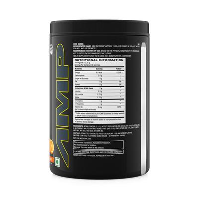GNC AMP Gold Series BCAA Advanced Powder with Vitamin B6 - Orange Flavour 400 gm - Bcaa Supplements