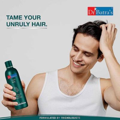 Dr Batra's Dandruff Cleansing Shampoo 100 ml + Anti-Dandruff Hair Serum 125 ml + Conditioner 200 ml + Hair Oil 200 ml + Herbal Hair Color Cream - Black - Hair Treatment
