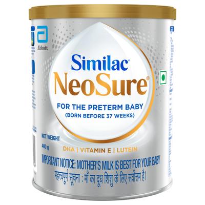 Similac Neosure (For Preterm Baby Born Before 37 Weeks) Powder 400gm - Tin - Baby And Infant Supplements