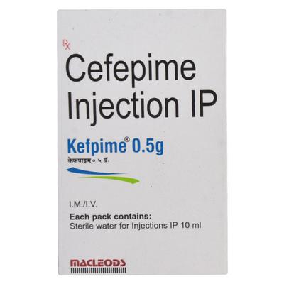 Kefpime 0.5gm Injection 1's - Bacterial Infections-Cep