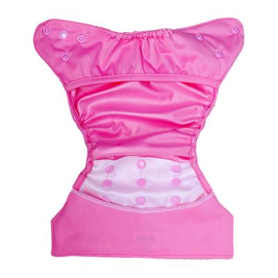 Bumberry Reusable Diaper Cover (2-36 Months) with 2 Wet Free Inserts - Pink - Diapers & Wipes
