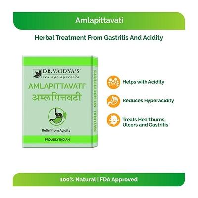 Dr.Vaidya's Amlapittavati Pills 24's - Digestive Care