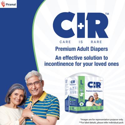 CIR Premium Adult Diapers - Tape (L) 10's - Adult Diapers & Pads