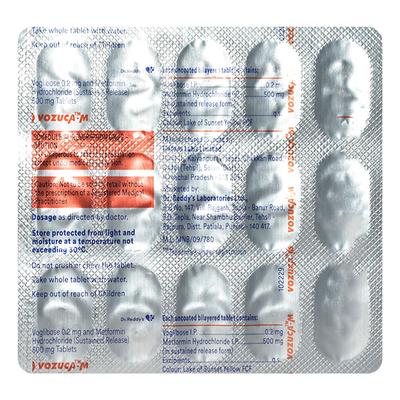 VOZUCA M Tablet 15's - Diabetes-Ant