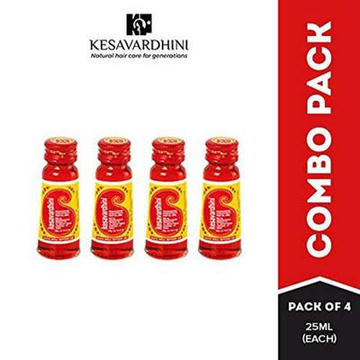 Kesavardhini Concentrate Hair Oil (Pack of 4 x 25 ml) - Hair Oils