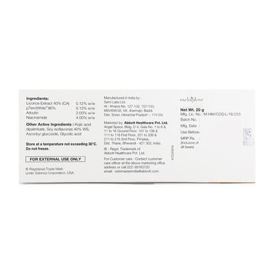 Melaglow Rich Depigmentation And Glow Restoration Cream 20gm - Hyperpigmentation-Oth