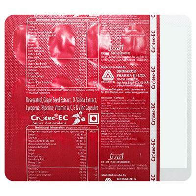 CROTEC EC Capsule 15's - Supplements-Vam