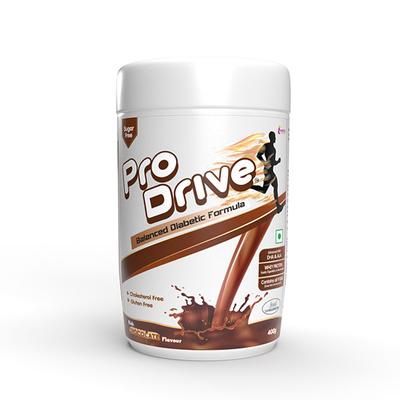 Inventz Pro Drive Sugarfree Protein Health Drink Powder - Rich Chocolate 400 gm - Protein Drink