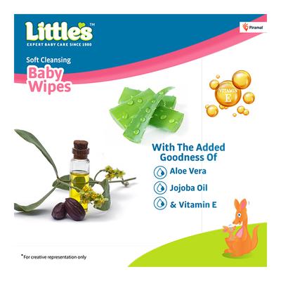Littles Soft Cleansing Baby Wipes 30's - Diapers & Wipes