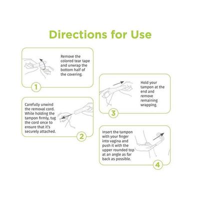 Pee Safe Organic Cotton Tampons (Super plus) 16's - Tampons