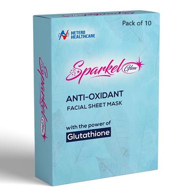 Sparkel Glow Anti-Oxidant Facial Sheet Mask 10's - Masks & Peels