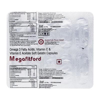MEGAFITFORD Capsule 10's - Supplements-Vam