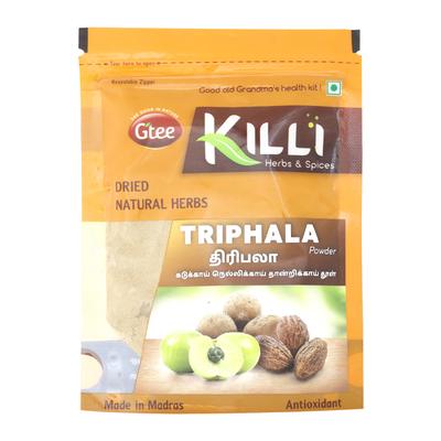 Gtee Killi Triphala Powder 50 gm - Herbal Dietary Supplement