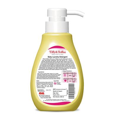 Tiffy & Toffee Baby Laundry Detergent Liquid 200 ml - Baby Skin Care