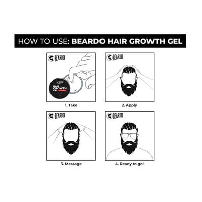 Beardo Hair Growth Gel - Redensyl 50 gm - Hair Gels & Waxes