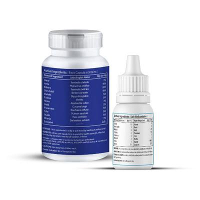 Zenius Eye Care Capsule 60's + Eye Drops 10 ml 1's - Personal Care (Ayush)