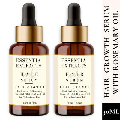 Essentia Extracts Hair Growth Serum - Rosemary Oil (Pack of 2 x 15 ml) 1's - Hair Serums