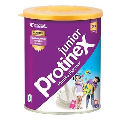 Protinex Junior Powder - Vanilla Flavour 200 gm (Tin) - Kids Nutrition