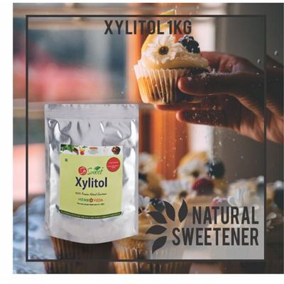 So Sweet 100% Natural Sugarfree Sweetener Xylitol Powder 1000 gm - Sugar Substitute