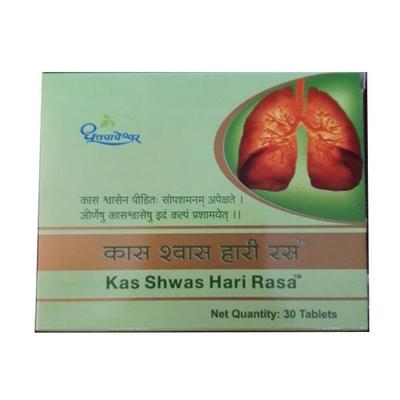 Dhootapapeshwar Kas Shwas Hari Rasa Tablet 30's - Speciality Medicines