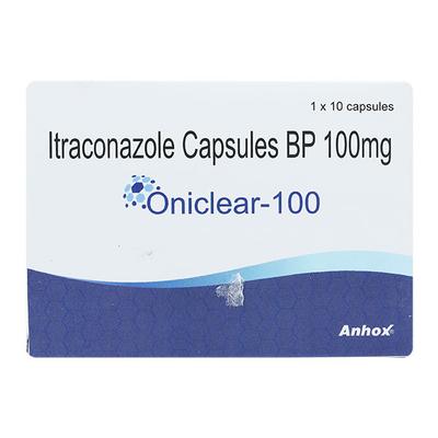 ONICLEAR 100mg Capsule 10's - Fungal Infections-Anf